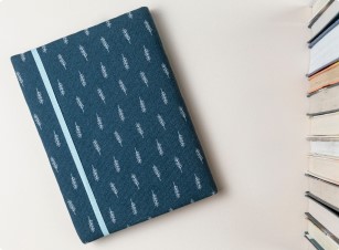 Bucheinbandstoff beschichtet